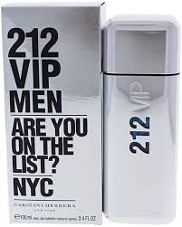 VIP 212MEN ARE YOU ON THE LIST NYC 100 ML EDT MEN-عطر کارولینا هررا 212 وی آی پی من مردانه ادو تویلت