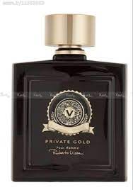 TESTER PRIVATE GOLD POUR HOMME ROBERTO VIZZARI 100 ML EDT -تستر عطر روبرتو ویزاری پرایوت گلد 100 میل ادوتویلت مردانه