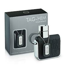 TAG-HIM POUR HOMME- عطر و ادکلن آرماف تگ هیم مشکی ادوتویلت مردانه